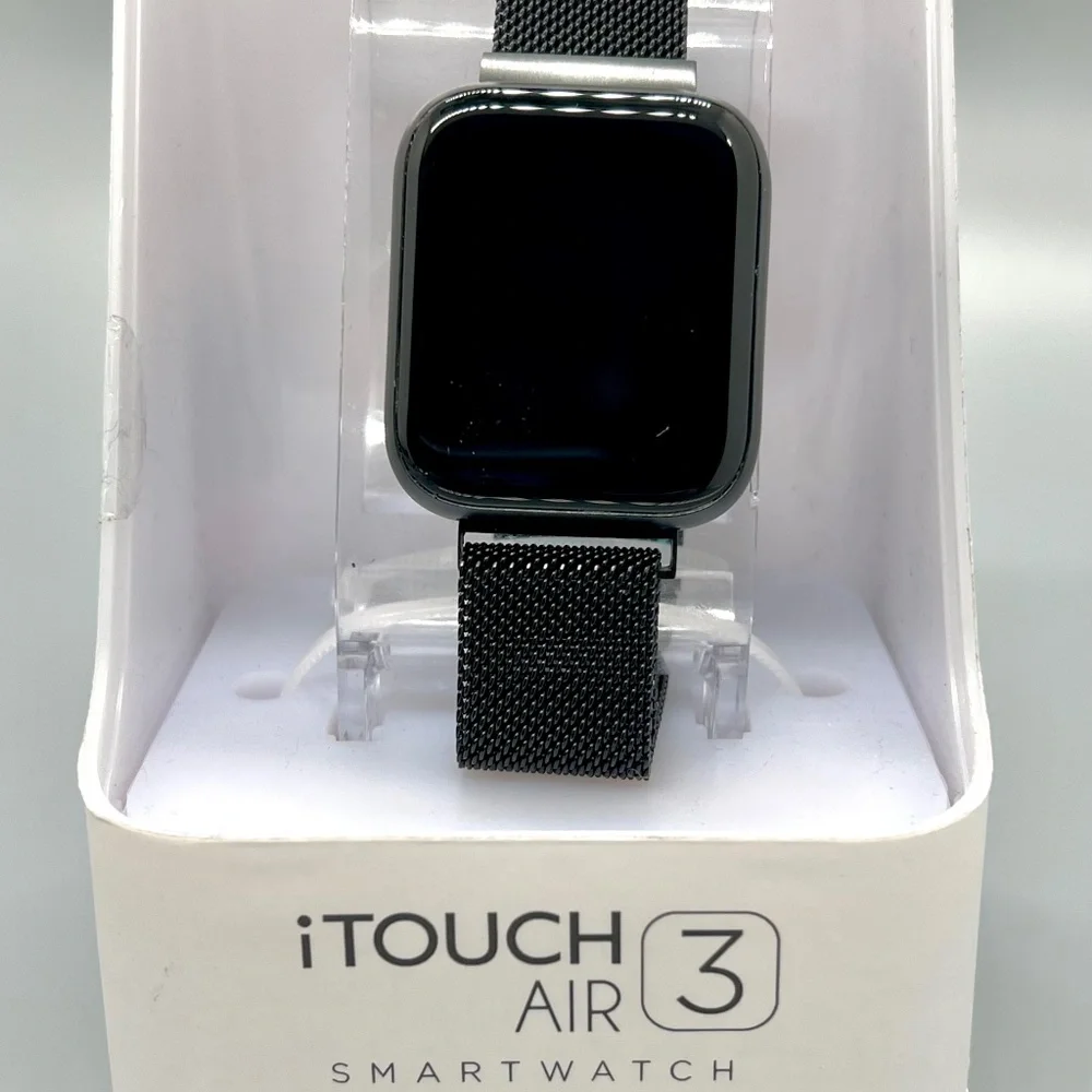 ITouch Air 3 Smartwatch Black With Black Mesh Band